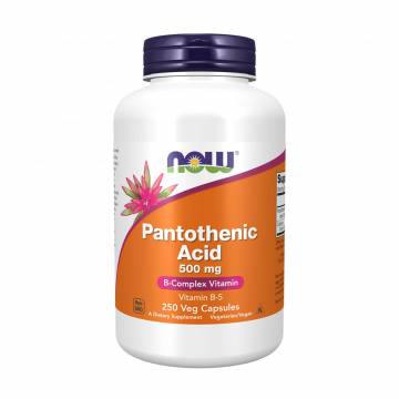 Пантотеновая кислота Витамин B5 NOW foods Pantothenic Acid Vitamin B5, 500 мг, 250 капсул Пантотеновая кислота Витамин B5 NOW foods Pantothenic Acid Vitamin B5, 500 мг, 250 капсул