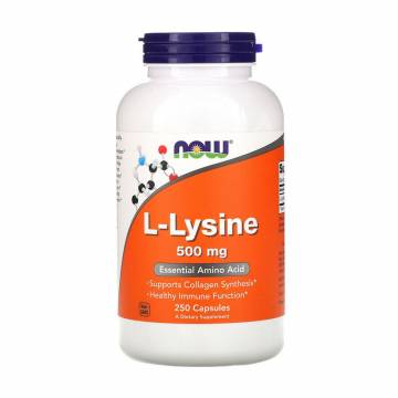 L-Лизин NOW foods L-Lysin 500 мг, 250 капсул L-Лизин NOW foods L-Lysin 500 мг, 250 капсул