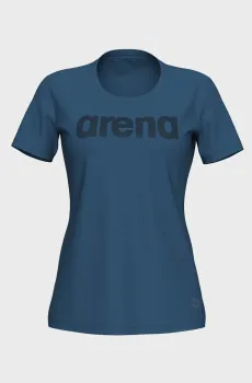 Женская синяя футболка Синий S Arena 007670-540