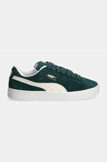 Кожаные кроссовки Puma Suede XL цвет зелёный 395205 Кожаные кроссовки Puma Suede XL цвет зелёный 395205