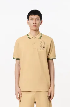 Мужское бежевое поло Бежевый L Lacoste PH8008IXQ