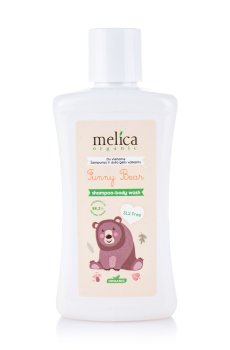 Детский шампунь-гель для душа Melica Organic Funny Bear Shampoo-Body Wash От мишки, 300 мл