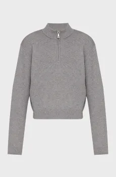 Женская серая кофта Серый M Guess W5BR29.Z0572;MCH