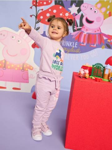 Лонгслів Peppa Pig - Фіолетовий Лонгслів Peppa Pig - Фіолетовий