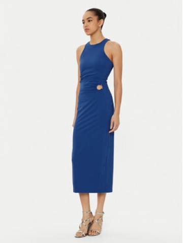 Patrizia Pepe Коктейльна сукня 8A1427/J129-CA37 Голубий Regular Fit Patrizia Pepe Коктейльна сукня 8A1427/J129-CA37 Голубий Regular Fit