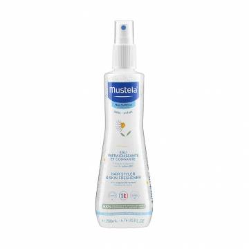 Детский освежающий спрей для тела Mustela Hair Styler & Skin Freshener, 200 мл Детский освежающий спрей для тела Mustela Hair Styler & Skin Freshener, 200 мл