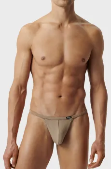 Мужские бежевые танга Бежевый S Atlantic MP-1587