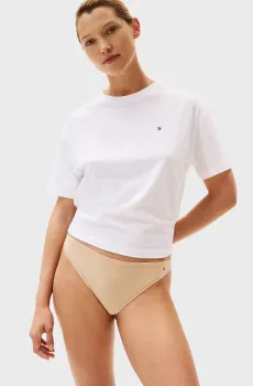 Женские бежевые трусики BIKINI Бежевый M Tommy Hilfiger UW0UW06047