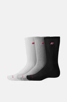 Носки Patch Logo Crew (3 пары) Разноцветный 35-38 New Balance LAS51263WM