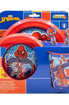 Детский набор посуды Stor Spiderman от 3 лет, 5 предметов (83515)