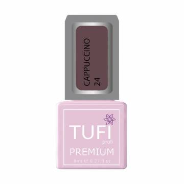 Гель-лак для ногтей Tufi profi Premium Cappuccino 24 Пепельно-коричневый, 8 мл Гель-лак для ногтей Tufi profi Premium Cappuccino 24 Пепельно-коричневый, 8 мл