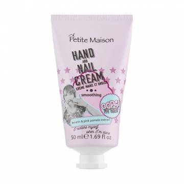 Крем для рук и ногтей Petite Maison Smoothing Hand & Nail Cream с кератином и экстрактом розового помело, 50 мл
