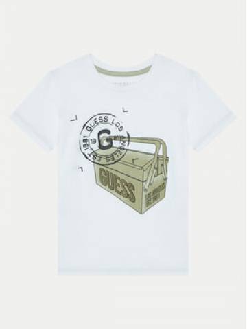 Guess Футболка N5RI27 K8HM4 Білий Regular Fit Guess Футболка N5RI27 K8HM4 Білий Regular Fit