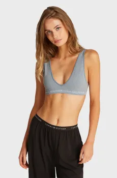 Женский голубой топ RP TRIANGLE Голубой S Tommy Hilfiger UW0UW05726