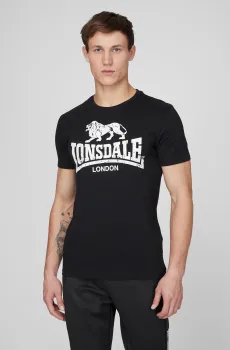 Мужская черная футболка Черный L Lonsdale 117119