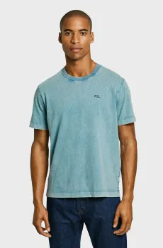 Мужская голубая футболка DENIM TEE Голубой S Pepe Jeans PM509771