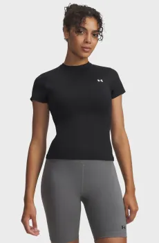 Женская черная футболка Motion Fitted SS EMEA Черный XL Under Armour 6012291-001