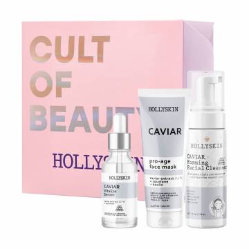 Набор для ухода за лицом Hollyskin Black Caviar Intensive Care (сыворотка, 30 мл + маска, 100 мл + пенка, 150 мл) Набор для ухода за лицом Hollyskin Black Caviar Intensive Care (сыворотка, 30 мл + маска, 100 мл + пенка, 150 мл)