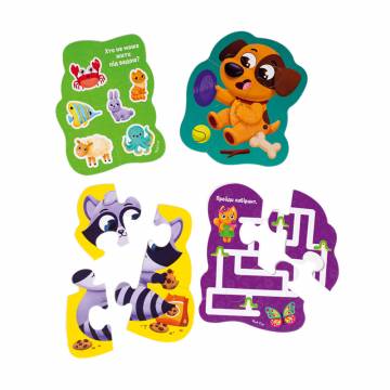 Беби картонные пазлы Vladi Toys Малыш Сможет Домашние любимцы, 4 пазловые картинки, от 2 лет (VT1722-21) Беби картонные пазлы Vladi Toys Малыш Сможет Домашние любимцы, 4 пазловые картинки, от 2 лет (VT1722-21)