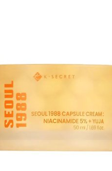 Увлажняющий крем для лица K-SECRET Seoul 1988 Capsule Cream: Niacinamide 5% + Yuja, 50 мл