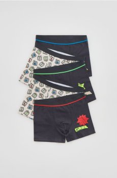 Reserved - Бавовняні боксери Sonic, набір з 5 - темно-сірий - 319IR-90X