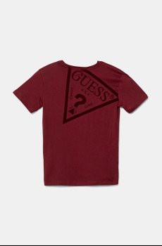Детская хлопковая футболка Guess