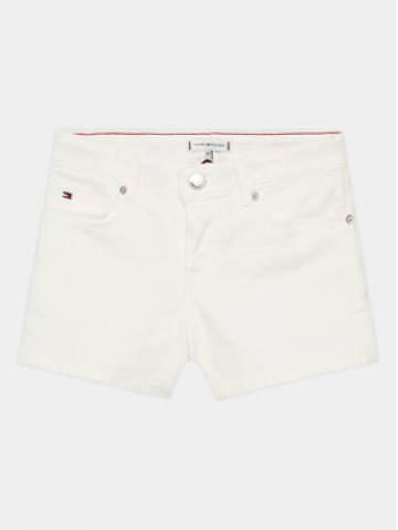 Tommy Hilfiger Джинсові шорти Nora KG0KG07243 D Білий Skinny Fit Tommy Hilfiger Джинсові шорти Nora KG0KG07243 D Білий Skinny Fit