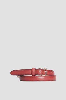 Женский красный кожаный ремень Красный S Guess BW9119.P4220;RED