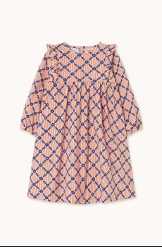 Детское платье Tinycottons FLOWER GRID PRINT DRESS