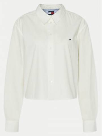 Tommy Jeans Сорочка DW0DW19354 Білий Relaxed Fit Tommy Jeans Сорочка DW0DW19354 Білий Relaxed Fit