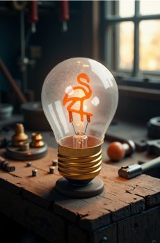 Декоративна LED-лампа у формі лампочки Едісона - пастельний рожевий