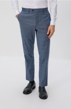 Reserved - Штани для костюма з віскози - індиго - 8518H-57P