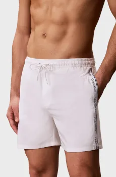 Мужские белые плавательные шорты 5 IN CORE Белый M Calvin Klein LV00N61002