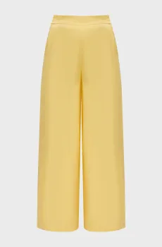 Женские желтые брюки FLUID Желтый 44 Karl Lagerfeld B2W10144