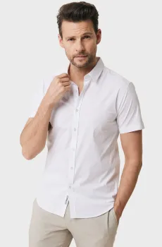 Мужская белая рубашка Белый S Mexx TU1502033M