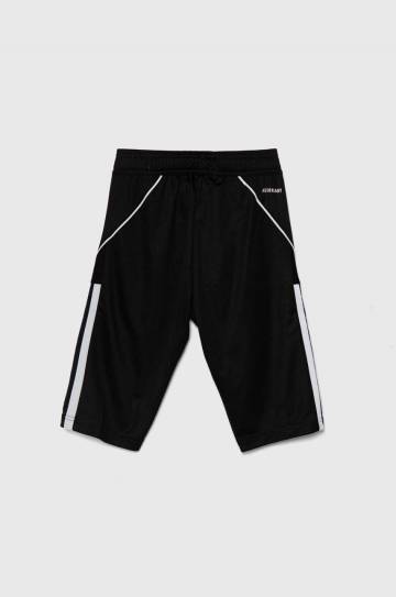Детские шорты adidas Performance TIRO23L 3/4PNTY цвет чёрный с аппликацией регулируемая талия HS3552 Детские шорты adidas Performance TIRO23L 3/4PNTY цвет чёрный с аппликацией регулируемая талия HS3552