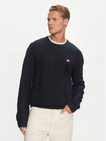 Tommy Jeans Светр DM0DM19440 Cиній Regular Fit Tommy Jeans Светр DM0DM19440 Cиній Regular Fit