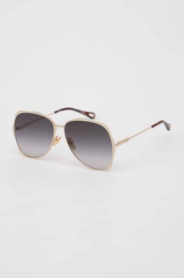 Солнцезащитные очки Chloé CH0183S женские цвет золотой Солнцезащитные очки Chloé CH0183S женские цвет золотой