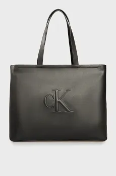 Женская черная сумка SCULPTED SLIM TOTE34 Черный ONESIZE Calvin Klein LV04K3070G
