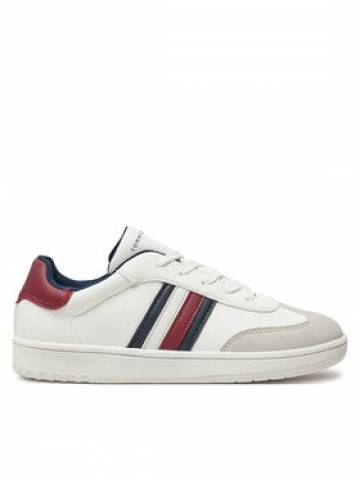 Tommy Hilfiger Снікерcи Stripes Low Cut Lace-Up Sneaker T3X9-33645-1269 Білий Tommy Hilfiger Снікерcи Stripes Low Cut Lace-Up Sneaker T3X9-33645-1269 Білий