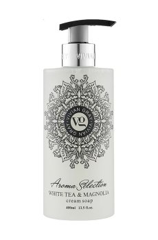 Уценка! Жидкое крем-мыло Vivian Gray Aroma Selection White Tea & Magnolia Cream Soap, 400 мл