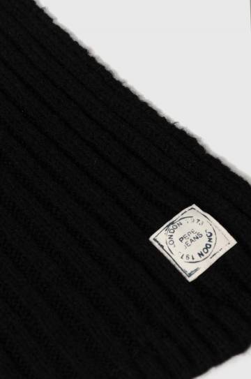 Шарф Pepe Jeans женский цвет чёрный однотонный Шарф Pepe Jeans женский цвет чёрный однотонный