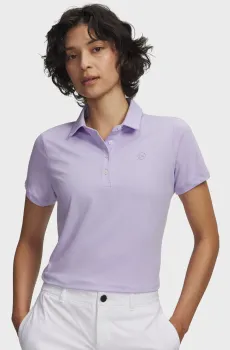 Женское сиреневое поло UA Drive SS Polo Сиреневый S Under Armour 6009805-536