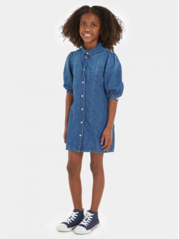 Tommy Hilfiger Джинсова сукня KG0KG07562 Голубий Regular Fit Tommy Hilfiger Джинсова сукня KG0KG07562 Голубий Regular Fit
