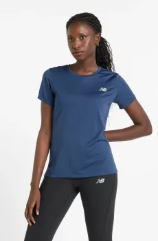 Женская синяя футболка Sport Синий XS New Balance WT51244NNY