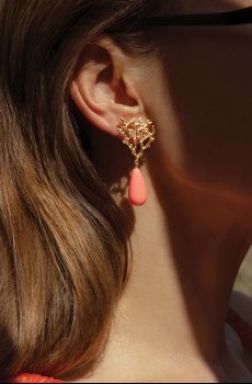 Позолоченные серьги Lilou