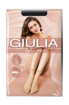Носки женские Giulia Easy 20 Den, Nero, 2 пары