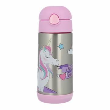 Пляшка для води Stor Disney Мінні Маус і єдиноріг 360 мл нержавіюча сталь (Stor-18860) Пляшка для води Stor Disney Мінні Маус і єдиноріг 360 мл нержавіюча сталь (Stor-18860)