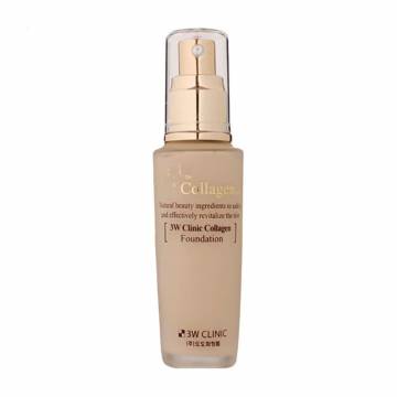 Тональная основа для лица 3W Clinic Collagen Foundation 23 Natural Beige, 50 мл