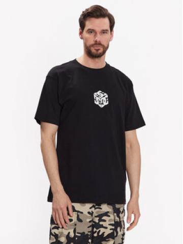 DC Футболка Jaakko Cubic ADYZT05260 Чорний Relaxed Fit DC Футболка Jaakko Cubic ADYZT05260 Чорний Relaxed Fit